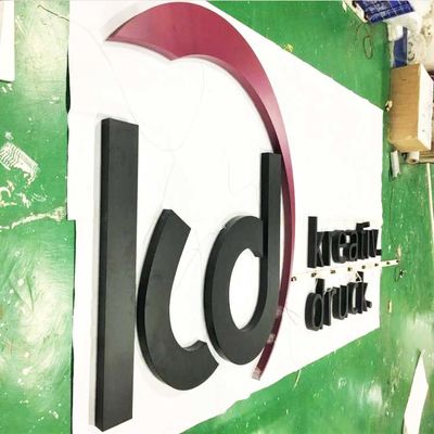 Segno retroilluminato di costruzione 6500K della lettera della facciata 3d