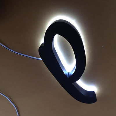 Segno retroilluminato Barber Shop Logo 3000K-10000K della lettera di acciaio inossidabile