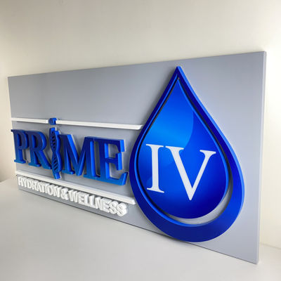 le lettere retroilluminate SMD 5050 di acciaio inossidabile di 20mm hanno condotto i bordi illuminati del segno