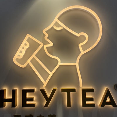 Lucidatura acrilica del bordo del segno di incandescenza del segno retroilluminato della lettera del ODM dell'OEM