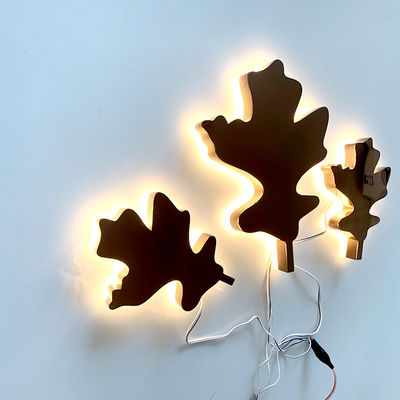 Segno retroilluminato del metallo ruggine d'acciaio delle lettere di Rose Gold Mirror Backlit Stainless dell'anti