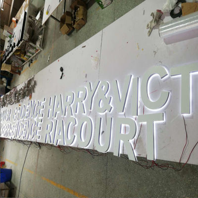 Bordo del segno di incandescenza principale acrilico retroilluminato di profondità del segno 2-20cm della lettera del ristorante