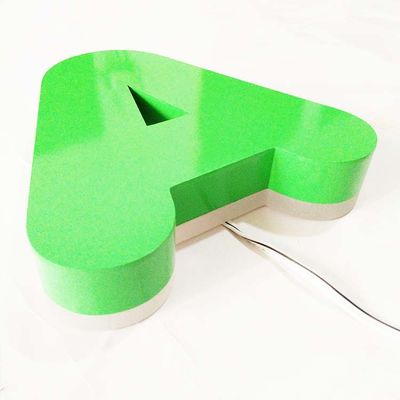 3D all'aperto ha illuminato il segno retroilluminato principale Logo For Business della lettera