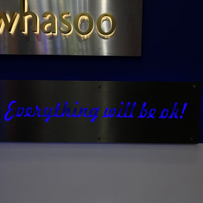 Porpora di Backlighting del segno principale caffetteria del deposito che accende CE RoHS