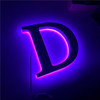 Porpora di Backlighting del segno principale caffetteria del deposito che accende CE RoHS