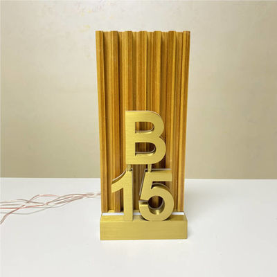 I segni di numero della camera di albergo del ODM dell'OEM hanno condotto la targa di immatricolazione della porta della Camera 12V