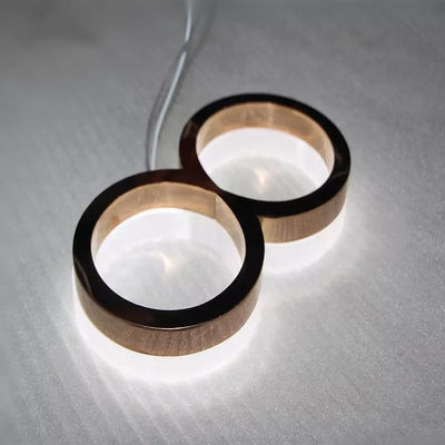 Targhe di immatricolazione della porta dell'hotel del segno di numero civico dello specchio dell'oro DC12V