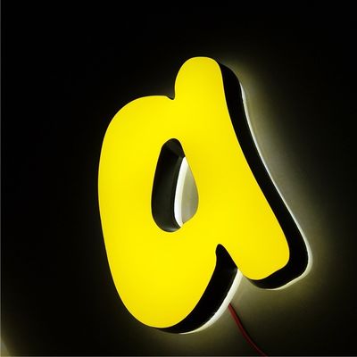 Pubblicità del contrassegno acrilico 12VDC delle lettere di Shopfront LED