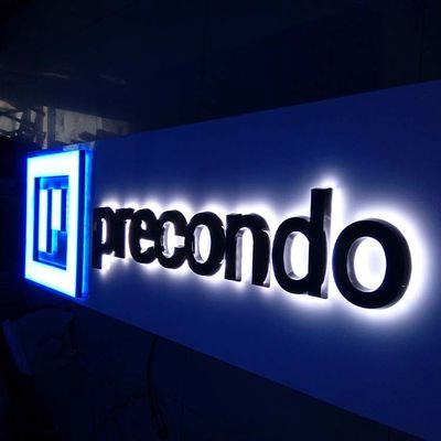 Segni retroilluminati acrilici traslucidi delle lettere di Shopfront 40cm per le società
