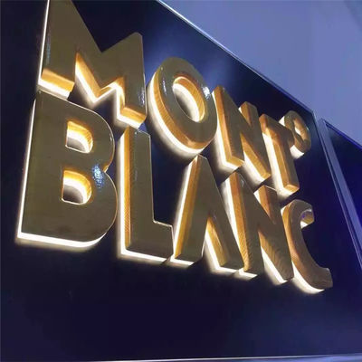 logo su ordinazione dell'automobile delle lettere acriliche di 3d 12v LED