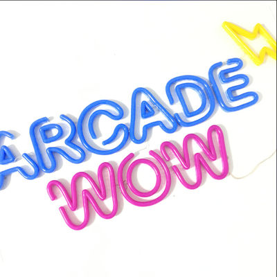 Decorazione flessibile acrilica del contrassegno del negozio dell'insegna al neon del PVC all'aperto