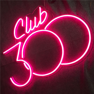 Segno leggero al neon 12VDC del LED dell'insegna al neon della parete di rosa acrilico del supporto