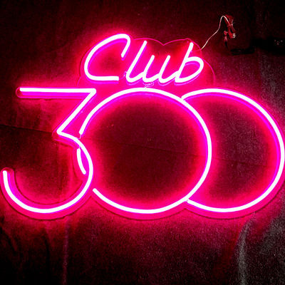 Segno leggero al neon 12VDC del LED dell'insegna al neon della parete di rosa acrilico del supporto