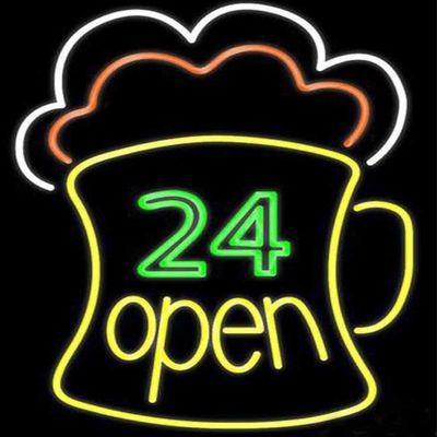 3d ha condotto i segni al neon al neon della birra delle luci 60cm della parete delle lettere per i depositi