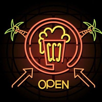 3d ha condotto i segni al neon al neon della birra delle luci 60cm della parete delle lettere per i depositi