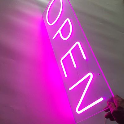 Insegna al neon aperta di Antivari di rosa di marche commerciali 50000-80000 ore di vita