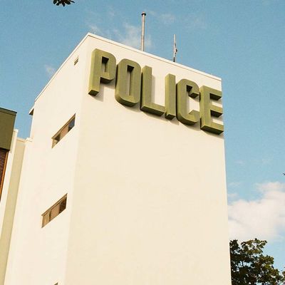 L'oro spazzola la profondità del segno 10cm della lettera del metallo di acciaio inossidabile per i servizi governativi