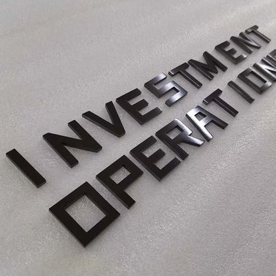 Il segno di alluminio su ordinazione del metallo di pubblicità 3d segna l'anti ruggine con lettere