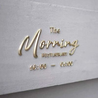 I segni della parete di nome di Advertizing Large Company si imbarcano su IP67 impermeabile