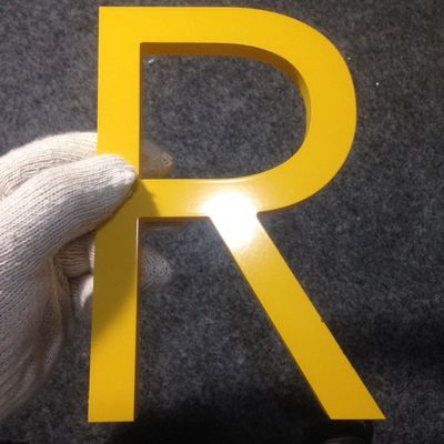 15mm 3d Crystal Acrylic Letter Sign Logo Non Toxic stampato UV