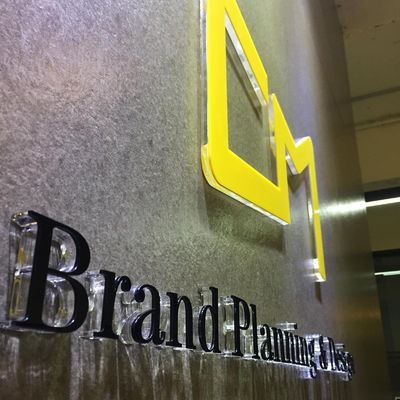 15mm 3d Crystal Acrylic Letter Sign Logo Non Toxic stampato UV