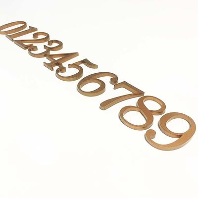 CE acrilico solido tagliato piano ROHS dei segni di numero della porta del segno acrilico della lettera