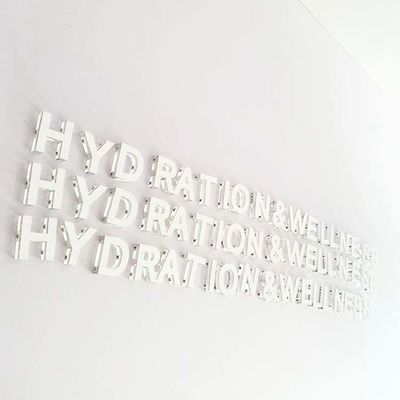 L'affare Logo Clear Plastic Letters For firma la decorazione dell'interno