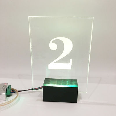 Front Door Big RGB ha condotto la placca del segno di numero civico 50000 ore