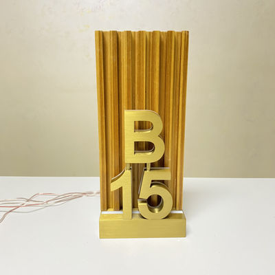 Retroilluminati principali accendono i segni di numero civico Highspan per gli uffici dell'appartamento