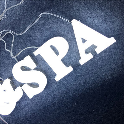 12mm Acrylic Company Logo Wall Sign Aluminum Channel segna l'anti ruggine con lettere