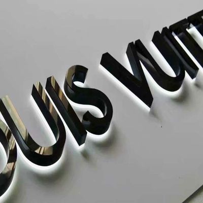 Il gigante dei segni della lettera di Manica di Lit dell'inverso del metallo accende il ODM dell'OEM della lettera