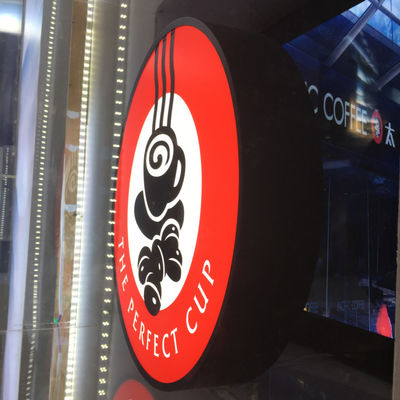 Su ordinazione principali accendono la pubblicità all'aperto di spessore di logo 50-200mm