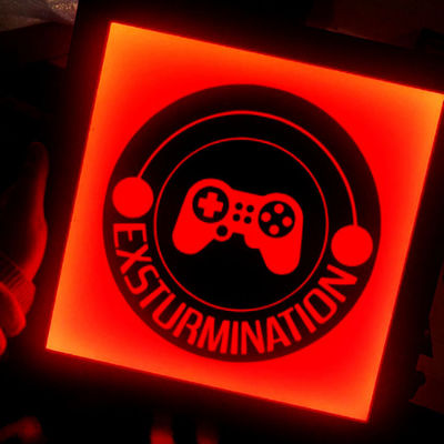 Supporto acrilico di alluminio della parete di progettazione del bordo del segno di nome della caffetteria