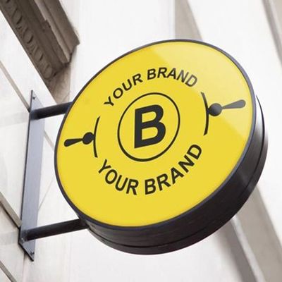 ODM dell'OEM su ordinazione del supporto della bandiera del contrassegno della scatola leggera di spessore di 50-200mm