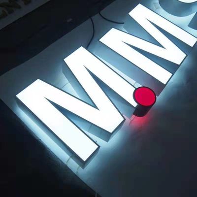 CE ROHS del contrassegno di Logo Sign Led Business Shopfront delle lettere di acciaio inossidabile 3d