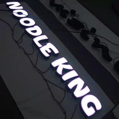 Shopfront Restaurant Sign Board Company illuminato Logo Waterproof IP67