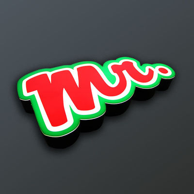 Shopfront Restaurant Sign Board Company illuminato Logo Waterproof IP67