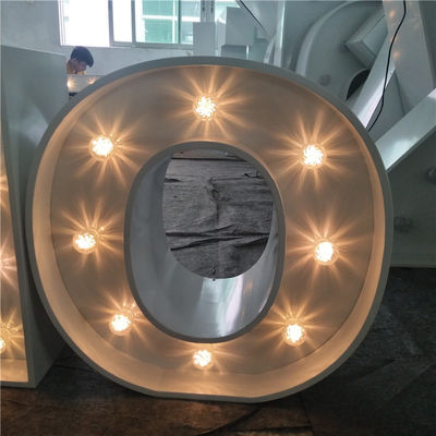 UL di alluminio delle lettere della tenda foranea del metallo del grande della tenda foranea del LED segno della lettera