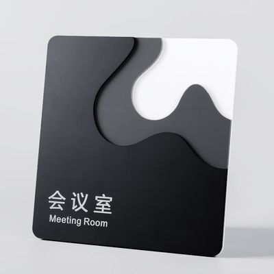 Il laser di HIGHSPAN ha tagliato i segni acrilici di costruzione di Wayfinding della sala riunioni del segno