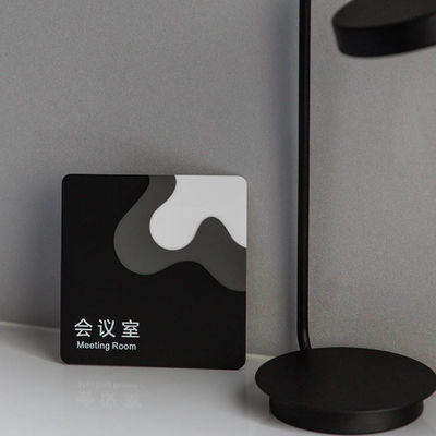 Il laser di HIGHSPAN ha tagliato i segni acrilici di costruzione di Wayfinding della sala riunioni del segno