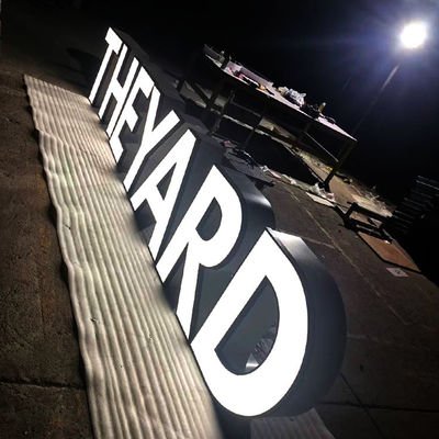 Il segno durevole attraente della lettera 3d ha condotto il bordo acrilico del ristorante di Manica 3mm