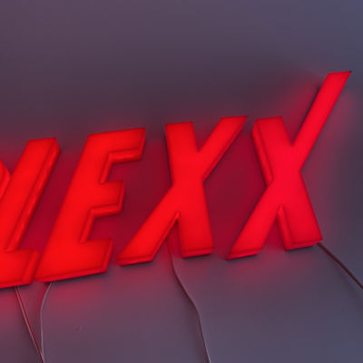 Alfabeto fresco d'iscrizione su ordinazione Dc12v 5cm dei graffiti del segno della lettera 3d