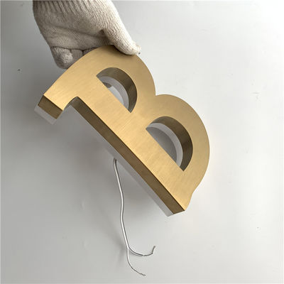 CE retroilluminato ROHS di acciaio inossidabile del bordo del segno del ristorante di HIGHSPAN