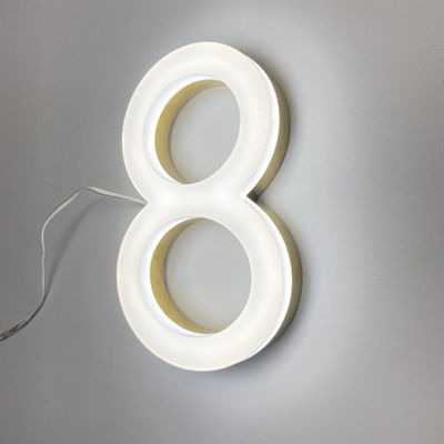 3D antivento Front Lit Sign Board acrilico 50000 ore di vita