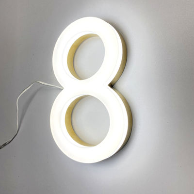 3D antivento Front Lit Sign Board acrilico 50000 ore di vita