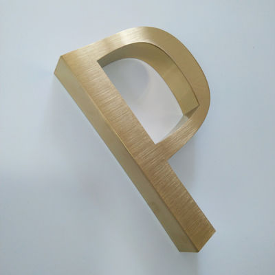 Il segno interno della lettera del metallo della porta dell'ufficio ha lucidato la galvanostegia spazzolata SS304