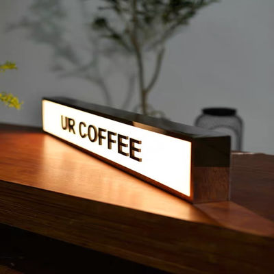 Pubblicità all'aperto della singola leggero parteggiato del contenitore di acciaio inossidabile insegna del contrassegno 3D