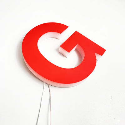 Illuminazione completa del corpo del bordo del segno della lettera di Front Lit 3D