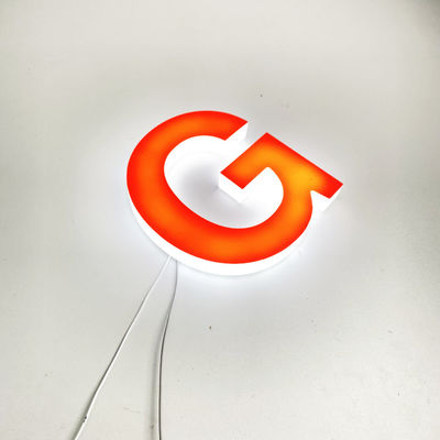 Illuminazione completa del corpo del bordo del segno della lettera di Front Lit 3D