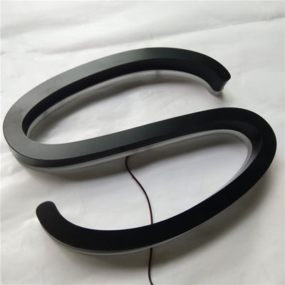 Lit del bordo del segno della lettera di Enseigne Lumineuse 3D di affari